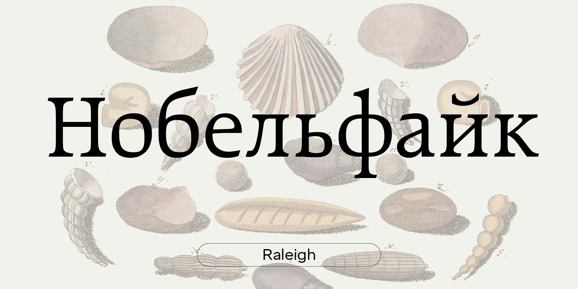 шрифт Raleigh 