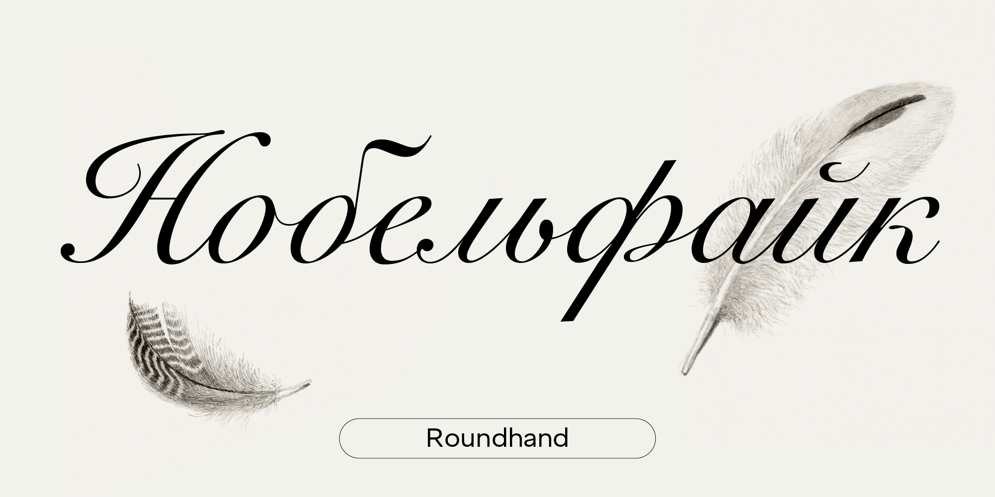 шрифт Roundhand