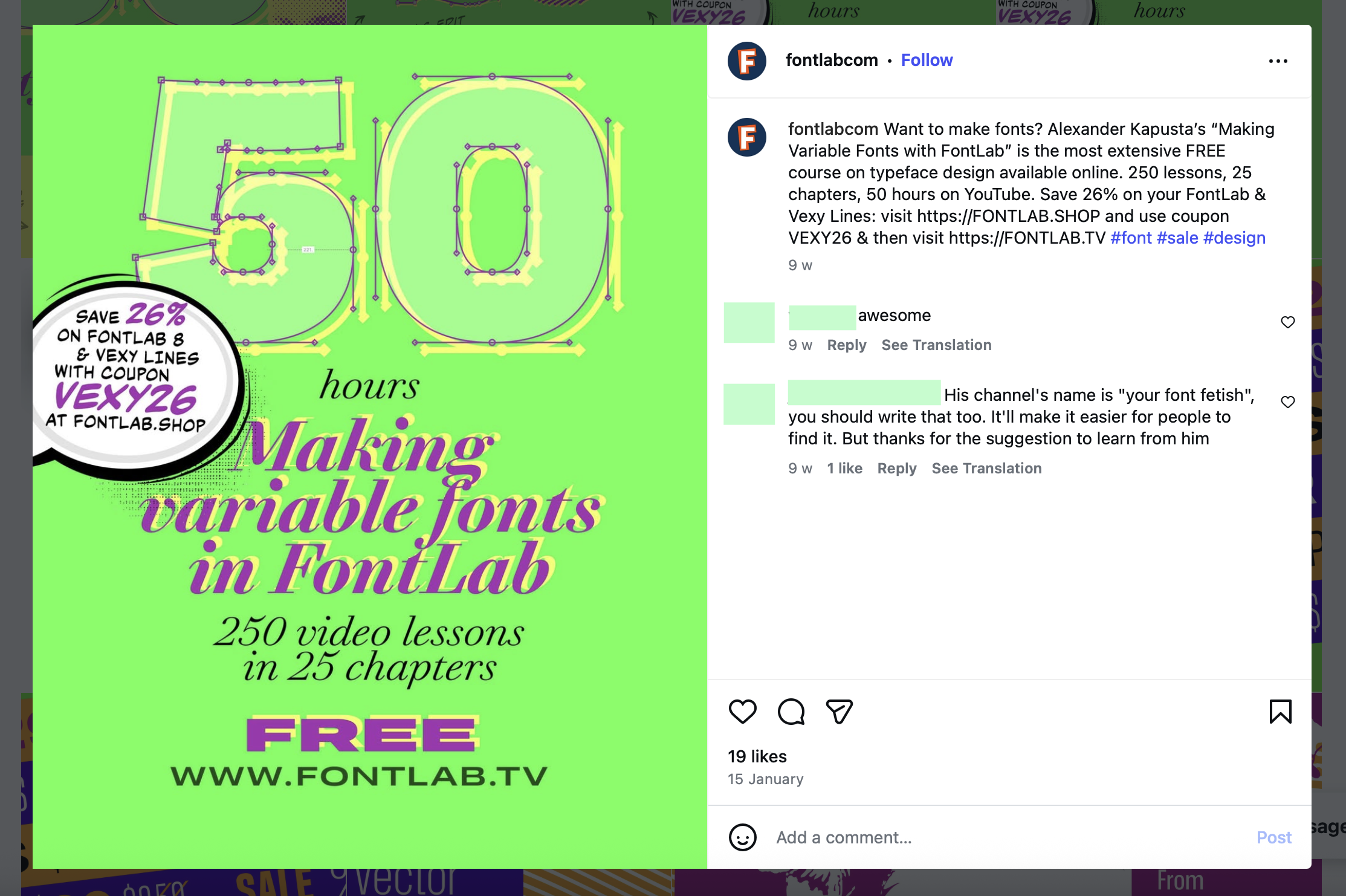 Курс о разработке вариативного шрифта в Фонтлаб