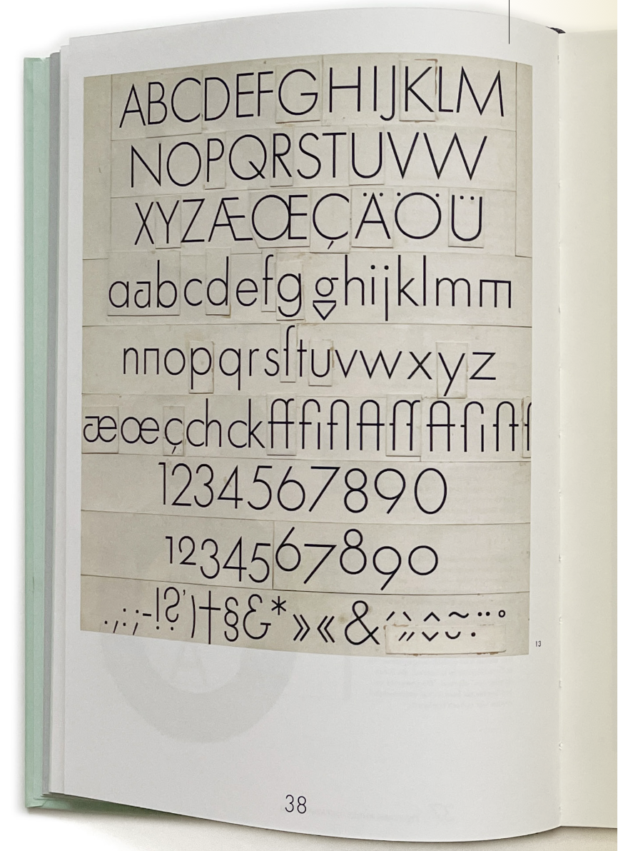 Книга «Futura. The typeface» издательства Hermann Schmidt 
