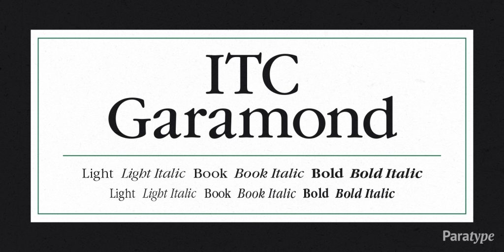ITC Garamond