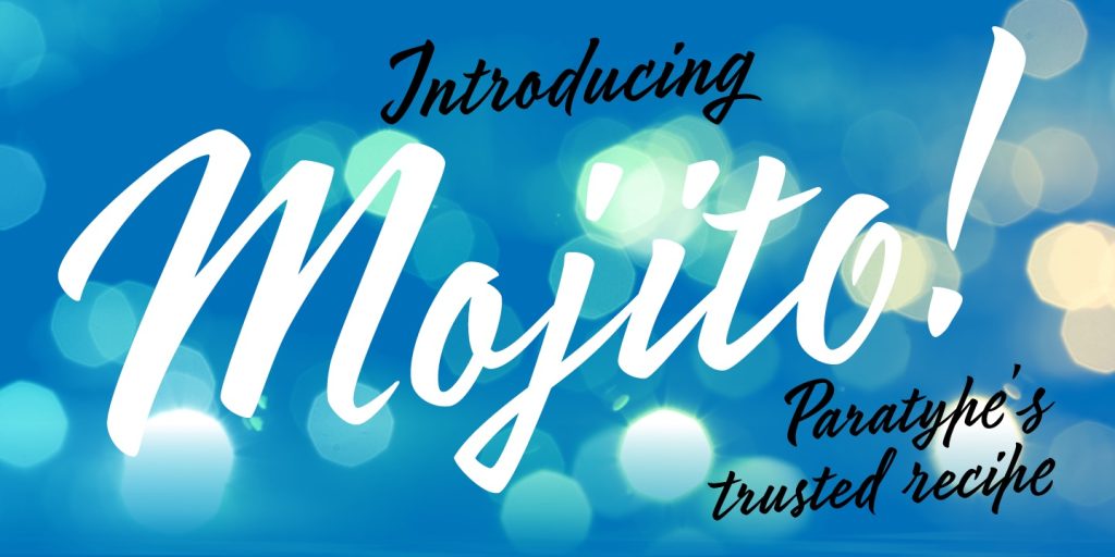 шрифт Mojito 